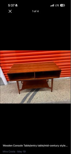 Table /console/ Vintage styled console / mid-century style console