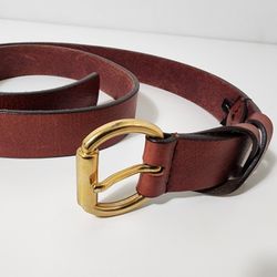 Massimo Dutti Leather belt Brown
Used 42" in

