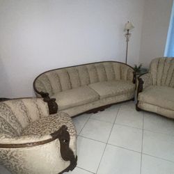 Sofa And Two Chairs 
