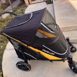 Large Dog stroller - For 80lbs, Big Tires,. Folds, All Terrain ( Grass, Gravel, Road) Brand new