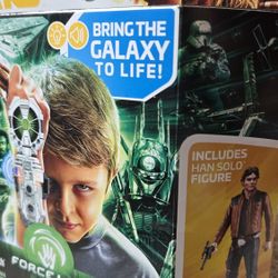 Star Wars Force Link 2.0 Starter Kit Han Solo Figure Wearable Tech Hasbro New Kids Toy Collectible