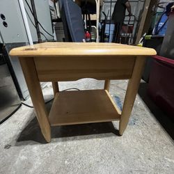 Cute wooden end table