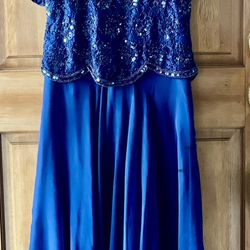 Beautiful Elegant Formal Long Gown - Purchased At David’s Vidal