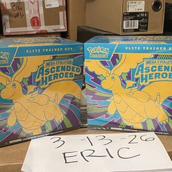 Pokemon Pokémon TCG Mega Evolution ASCENDED HEROES ETB Elite Trainer Box