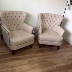 Cream/Tan Chairs