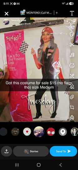 Spirit Race to the Finish Line Costume Medium