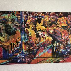 Kobe Bryant canvas 36x24