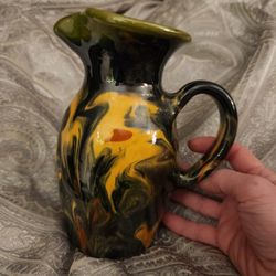 Handmade Clay Pitcher 