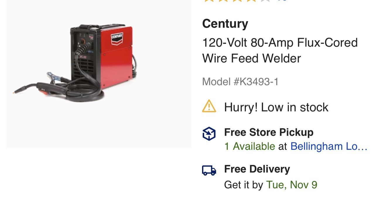 CENTURY WIRE FEED WELDER