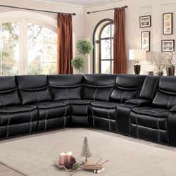 Brand New Reclining Sectional