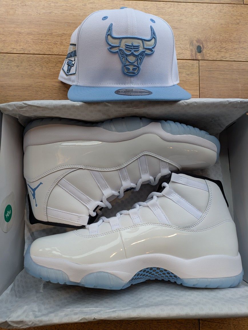 Jordan 11 Retro Legend Blue Size 9,11