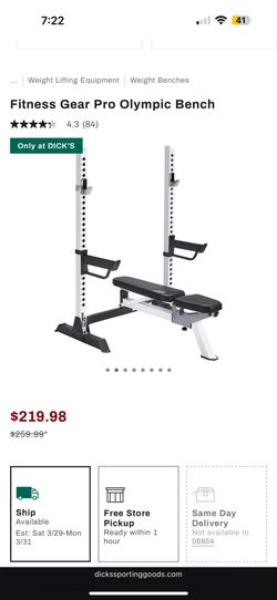 Pro series Weight bench Dicks Sporting Goods