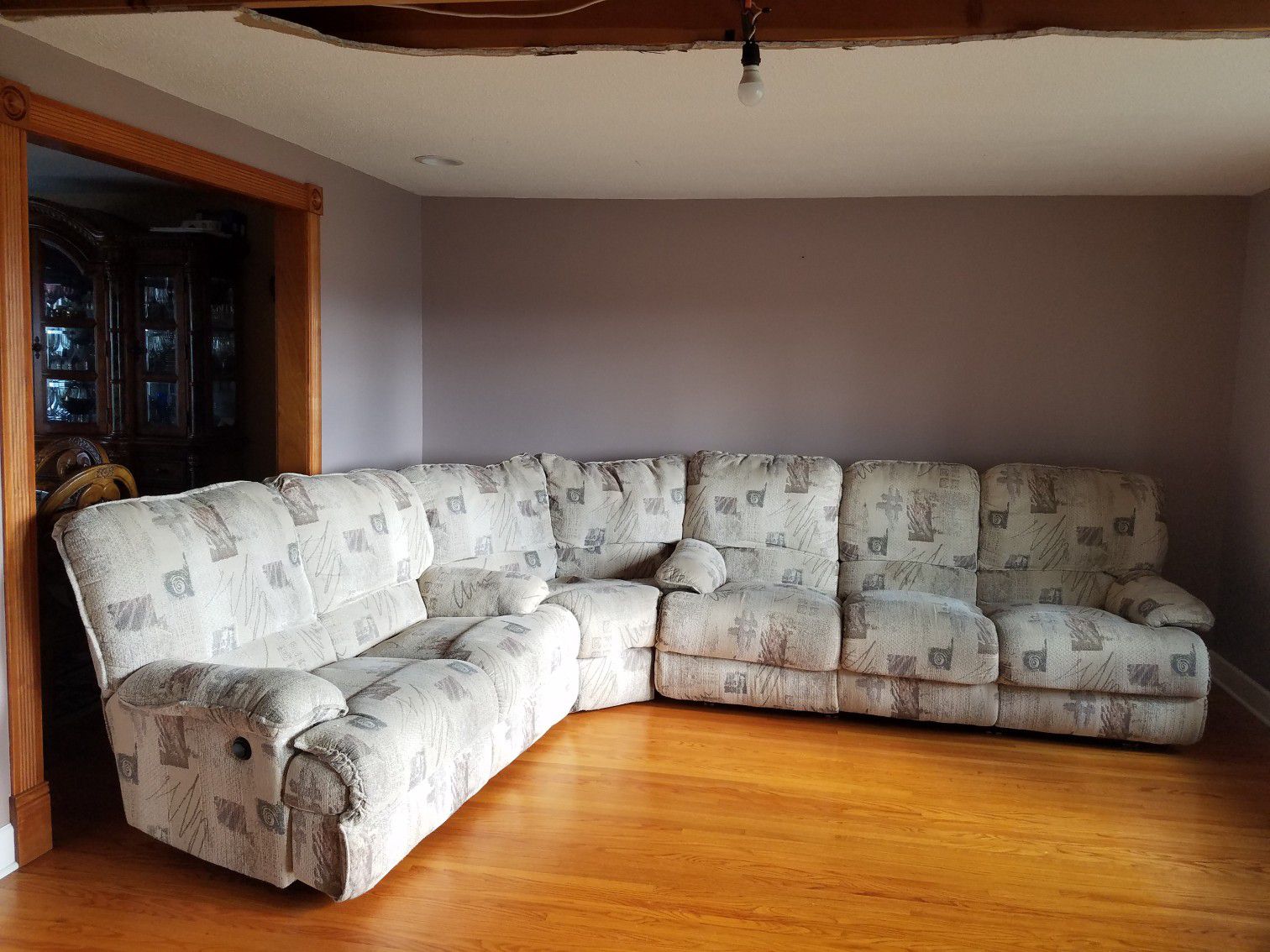 Sectional style couch & recliner