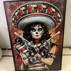 Mexican Catrina Canvas 