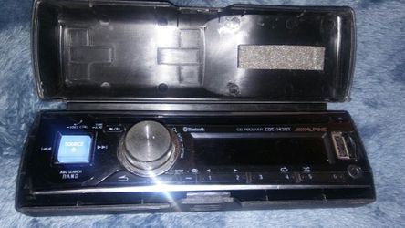 cd receiver cde-143bt alpine face