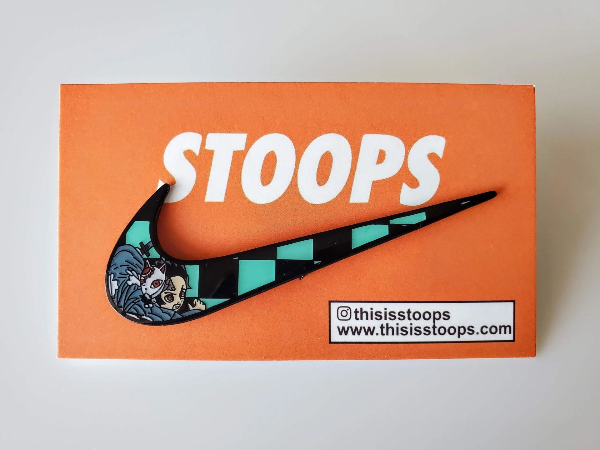 Tanjiro Swoosh Enamel Pin
