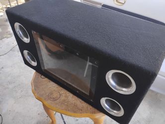 Old school subwoofer box (only box)