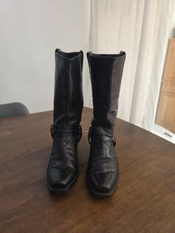 Vintage harness boots