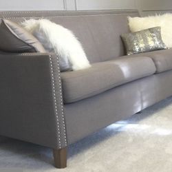 Elegant Grey Couch