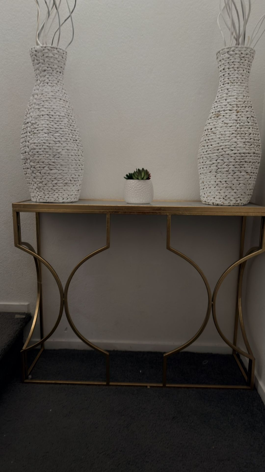 Accent Table Gold