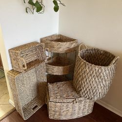 Wicker Basket Set