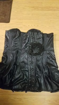 Women's leather dress