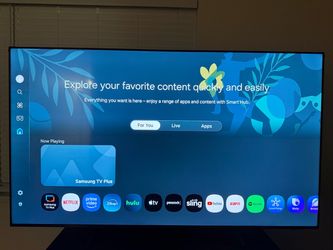 75” Samsung Smart TV with Smart Hub