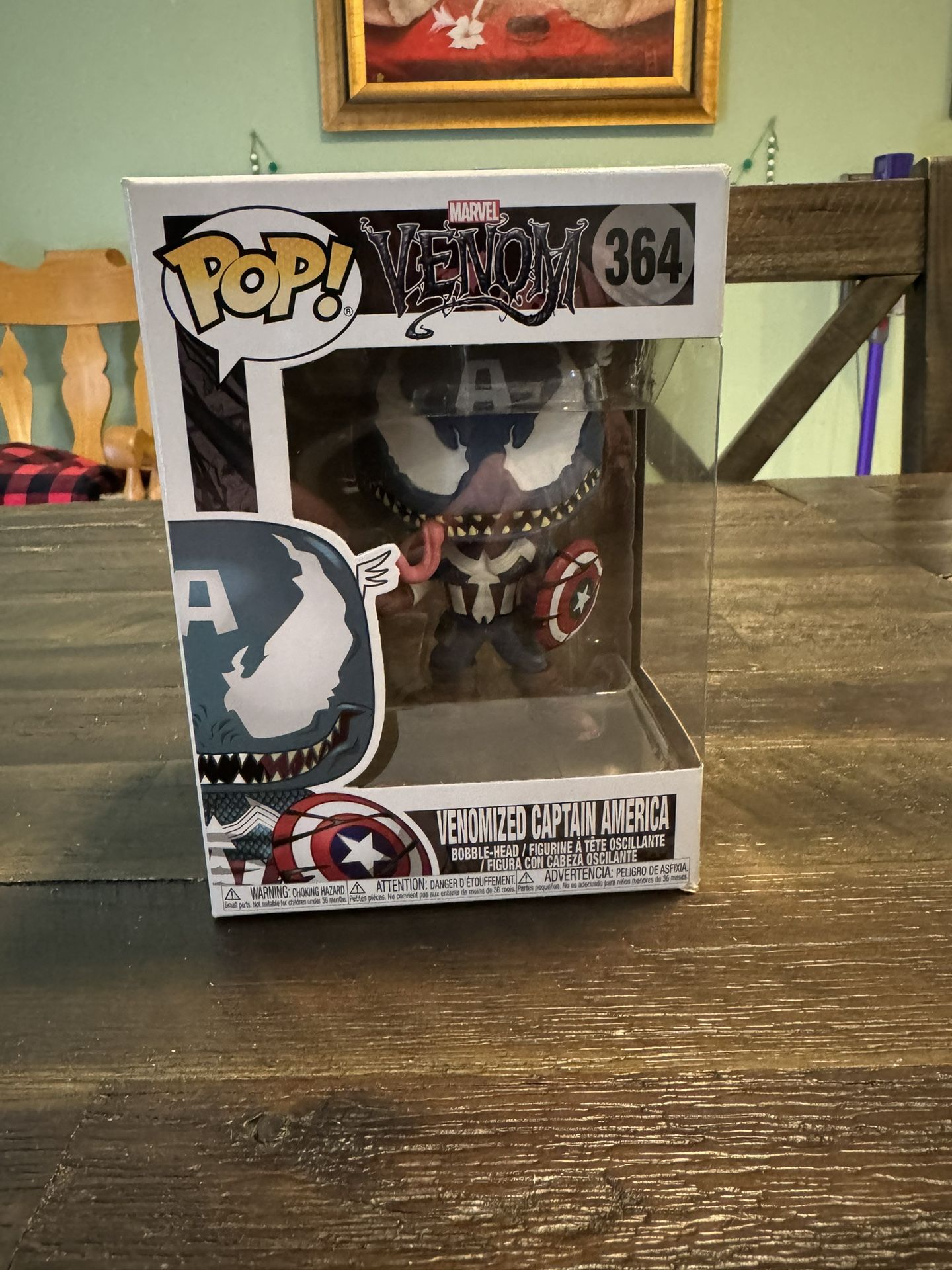 Venomized Captain America Funko Pop