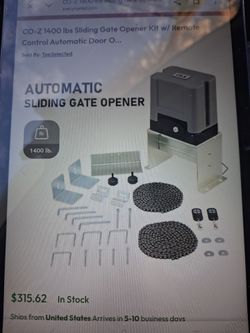 Automatic sliding gate opener