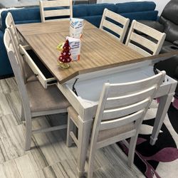 BEAUTIFUL JESSICA DINING TABLE SET!$699!*SAME DAY DELIVERY*NO CREDIT NEEDED*EASY FINANCING*HUGE SALE*