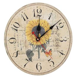 New 24 inch Sunflower Wall Clock