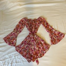 Floral romper size S