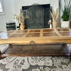 Wood Coffee Table H 16.5/W53.5/D23 $55
