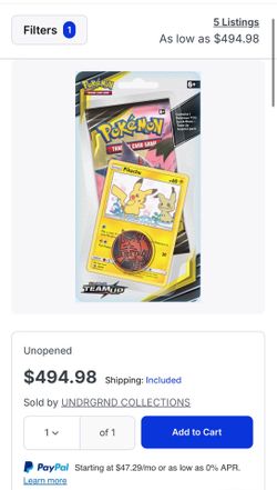 Pokémon Team Up Blister (Pikachu)