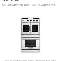 American Range Double Oven