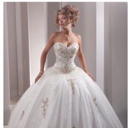 White Quinces / Wedding Dress