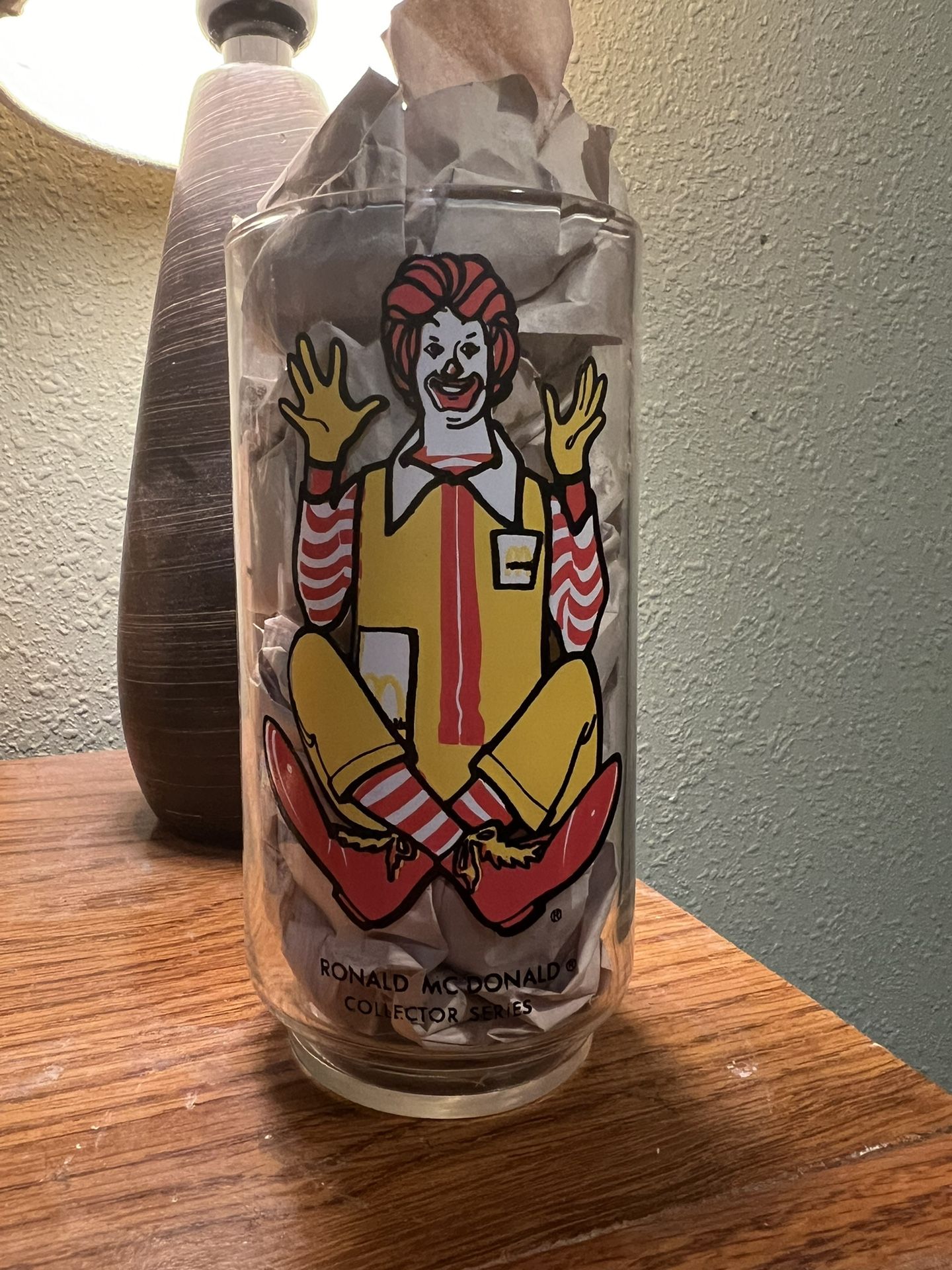 Ronald McDonald Glassware 1977 Vintage Collectible