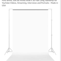 Photography Stand And Backdrop Roll $100 