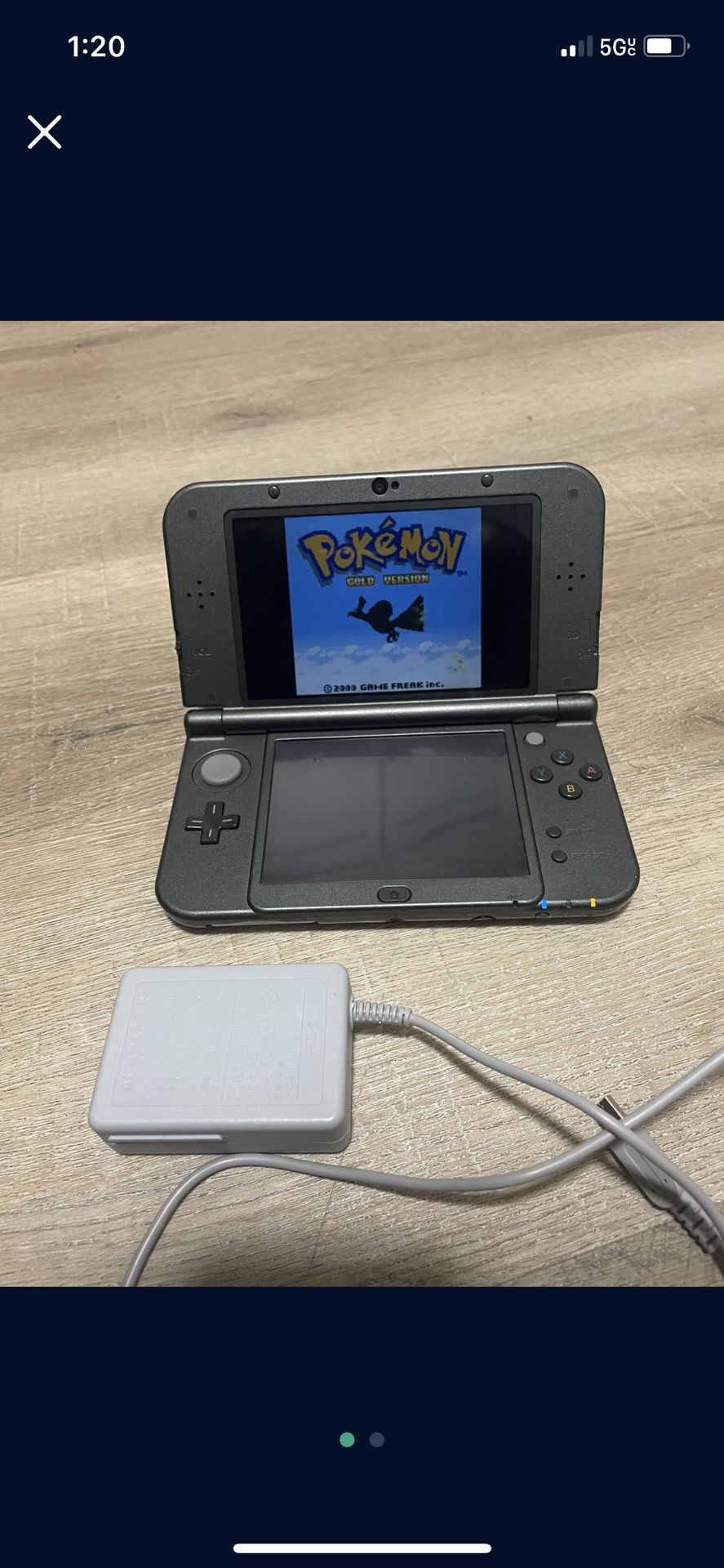 New 3DS XL + Pokémon Gold
