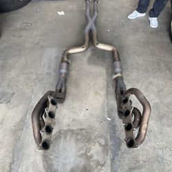 Mustang GT Longtube Headers // Stainless Power X Pipe 