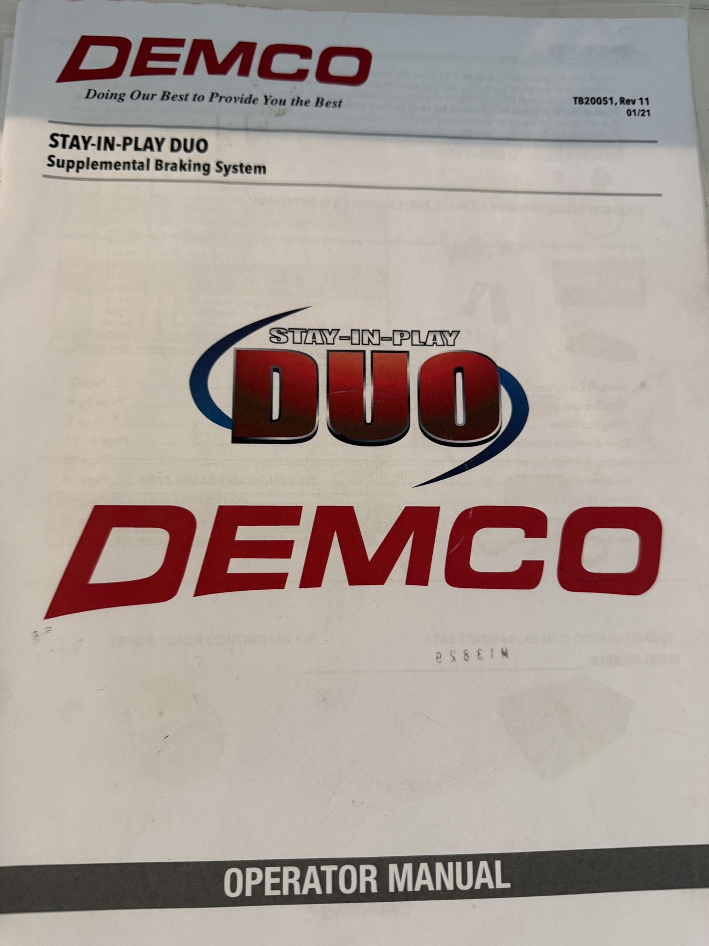 Braking System for RV/Camper and Vehicle