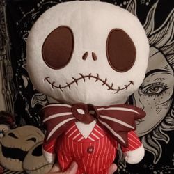 Disney The Nightmare Before Christmas Jack Skellington Valentine Plush 