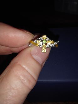 I have a Beautiful Irish ring with a peridot stone
