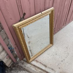 Beautiful Antique Framed Mirror 
