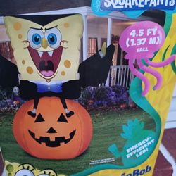 New Vampire SpongeBob Halloween Inflatable 