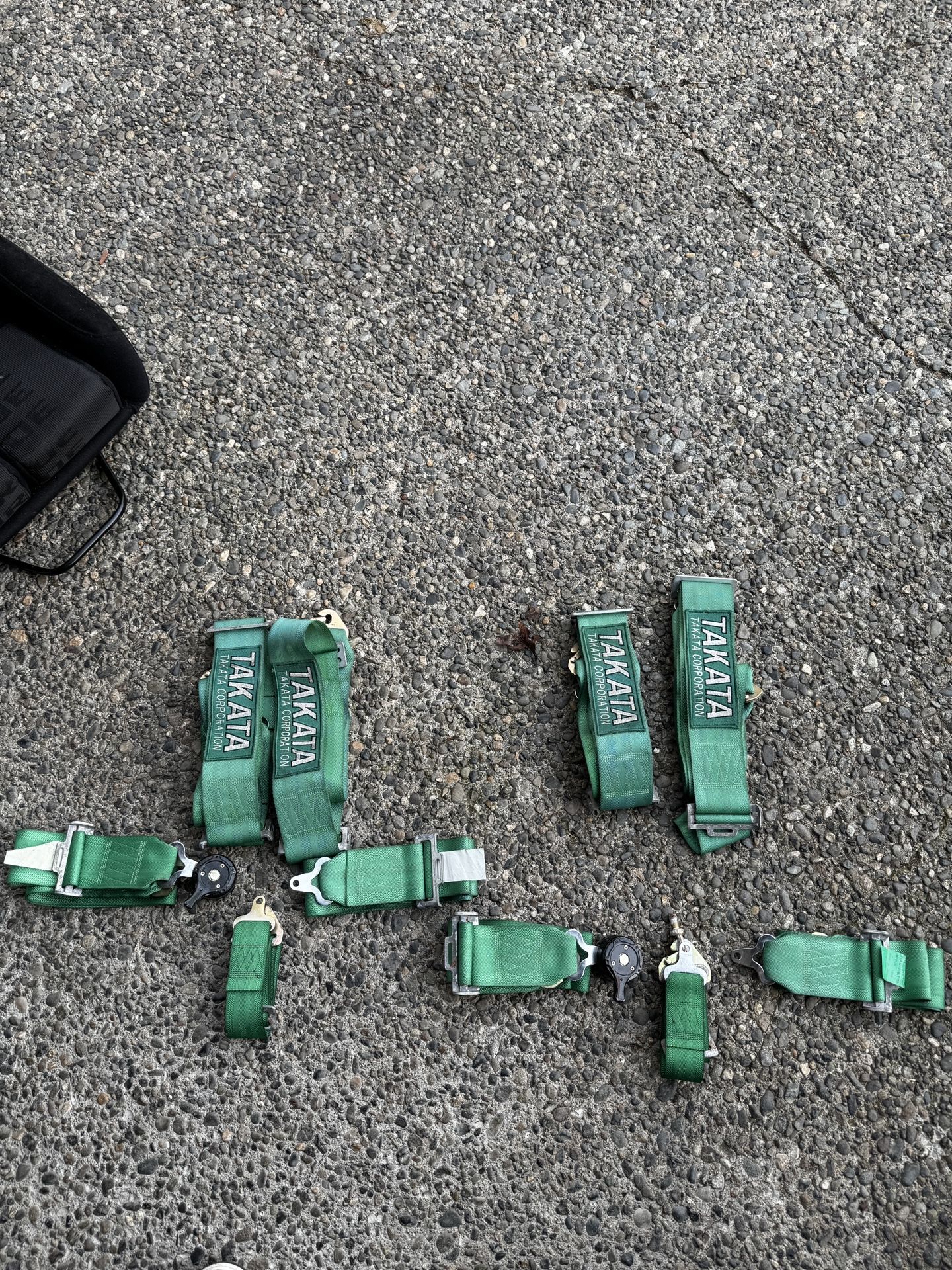 Pair Takata Racing Harness Seatbelts 
