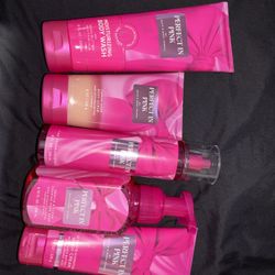 Bath & Body Works Perfect in Pink Set (5 Full-Size Items) – NEW