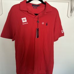 Ralph Lauren Toyota Team USA Polo Shirt – Size L – Rare Sponsor Edition