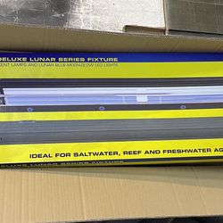 48” 4-65watt Power Compact W 4 Lunar Led Aquarium Light