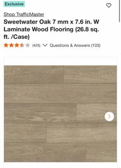Sweetwater Oak 7 mm x 7.6 in. W Laminate Wood Flooring (26.8 sq. ft. /Case)